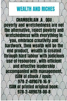 wealth and riches (ebook)-chamberlain .a . ogu-9782489078169