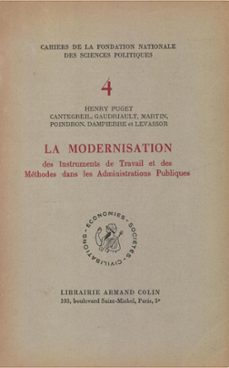 la modernisation des instruments de travail et des methodes dans les administrations publiques (ebook)-henry puget-9782724683769