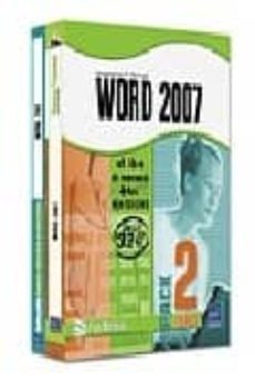 microsoft office word 2007 + ejercicios pack 2 libros-9782746039469