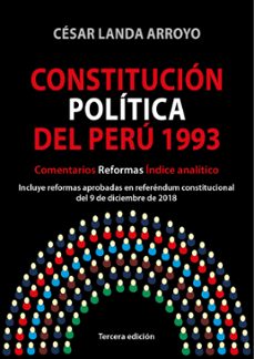constitucion politica del peru 1993 (3ra. edicion) (ebook)-césar landa arroyo-9786123179069