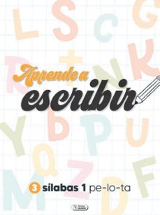 aprendo a escribir - silabas 1-9788411512169