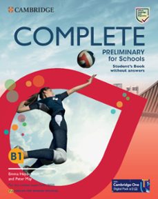 complete preliminary for schools english for spanish speakers student s book without answers with digital pack-9788413224169