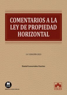 comentarios a la ley de propiedad horizontal-9788413597669