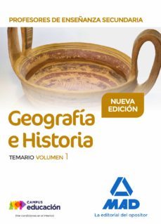 profesores de enseñanza secundaria geografia e historia: temario (vol. 1)-9788414208069