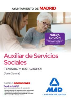 auxiliar de servicios sociales del ayuntamiento de madrid: temario y test grupo i (parte general)-9788414213469
