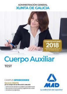 cuerpo auxiliar de la administracion general de la comunidad autonoma de galicia. test-9788414216569