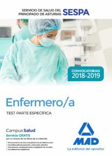 enfermero/a del servicio de salud del principado de asturias (sespa). test parte específica-9788414220269