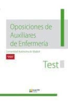 test oposiciones auxiliares de enfermeria - comunidad de madrid-9788415617969