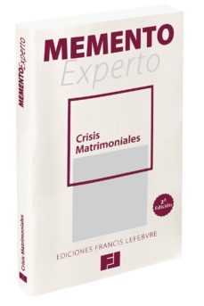 memento experto crisis matrimoniales-9788415911869
