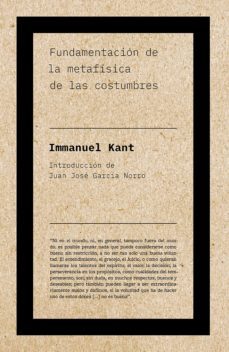 fundamentacion de la metafisica de las costumbres (ebook)-immanuel kant-9788418236969