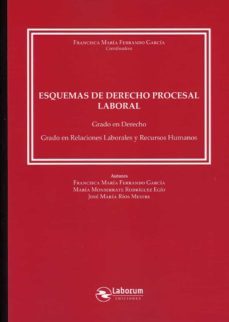 esquemas de derecho procesal laboral. grado en derecho. grado en relaciones laborales y recursos humanos-9788419145369
