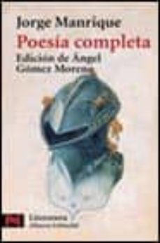poesia completa-jorge manrique-9788420634869
