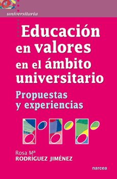 educacion en valores en el ambito universitario-9788427718869