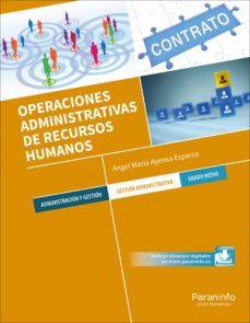 operaciones administrativas de recursos humanos-angel maria ayensa esparza-9788428337069