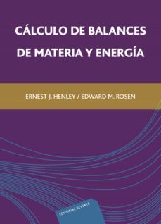 calculo de balances de materia y energia (ebook)-ernest henley-9788429191769