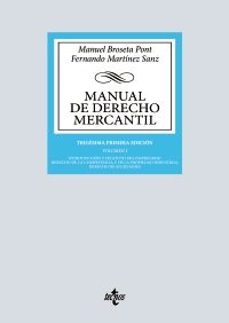 manual de derecho mercantil (21ª ed.)-manuel broseta pont-9788430992669