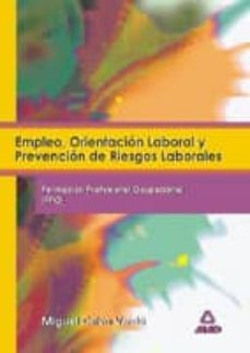 empleo, orientacion laboral y prevencion de riesgos laborales-9788466541169