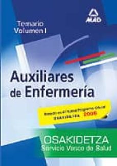 auxiliares de enfermeria del servicio vasco de salud-osakidetza: temario i-9788466564069