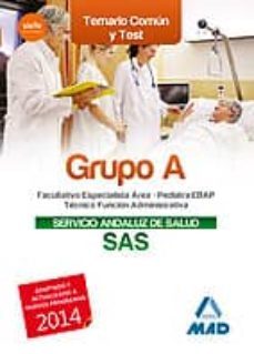grupo a del servicio andaluz de salud. temario comun y test-9788467698169