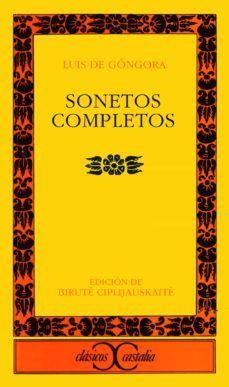 sonetos completos (8ª ed.)-luis de gongora-9788470390869