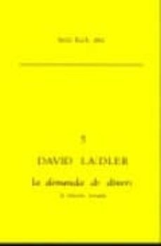 demanda de dinero, la-david laidler-9788471628169
