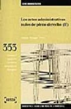 los actos administrativos nulos de pleno derecho (ii) (incluye di squete)-joaquin meseguer yebra-9788476768969