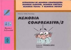 memoria comprensiva 2-antonio valles arandiga-9788479863869