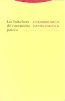 las limitaciones del conocimiento juridico-9788481646269