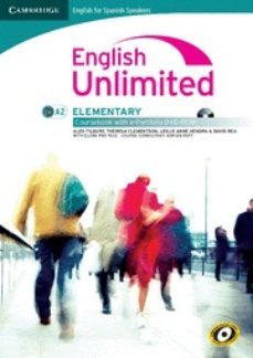 english unlimited elementary coursebook with e-portfolio. spanish ed.-9788483237069