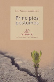 principios postumos-luis alberto ambroggio-9788483594469