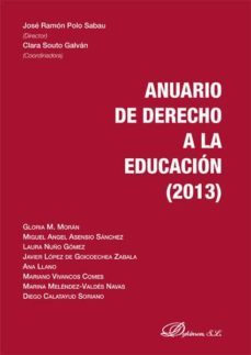 anuario de derecho a la educacion (2013)-9788490850169