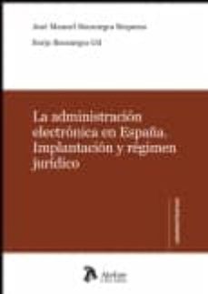administracion electronica en españa-jose manuel bocanegra requena-9788492788569