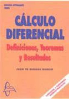 calculo diferencial: definiciones teoremas resultados (2ª ed.)-9788493710569