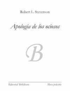 apologia de los ociosos-robert louis stevenson-9788494029769