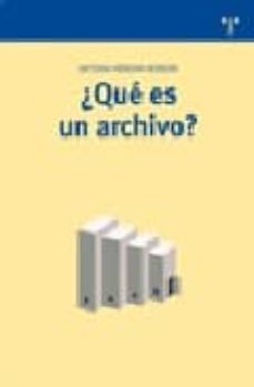¿que es un archivo?-9788497043069