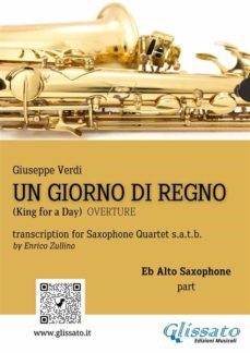un giorno di regno - saxophone quartet (eb alto part) (ebook)-9791220885669