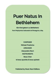 puer natus in bethlehem (ein kind geborn zu bethlehem) (ebook)-9791223005569