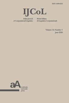 ijcol - italian journal of computational linguistics volume 12, number 1 june 2026 (ebook)-aa. vv.-9791255001669