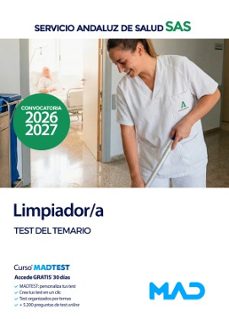 limpiador/a. test del temario. servicio andaluz de salud (sas)-9791370285869