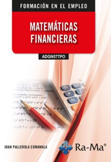 (adgn077po) matematicas financieras-joan pallerola comamala-9791387642969