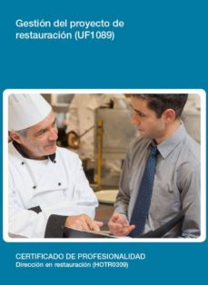 uf1089 - gestion del proyecto de restauracion (ebook)-paula rodriguez mendez-cdlel00000369