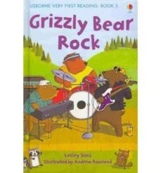 grizzly bear rock (usborne very first reading)-lesley sims-9781409507079