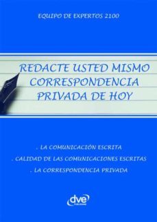 redacte usted mismo correspondencia privada de hoy-9781644611579