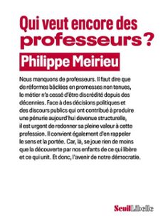 qui veut encore des professeurs ? (ebook)-philippe meirieu-9782021547979