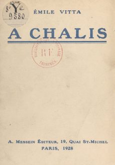 à châlis (ebook)-émile vitta-9782307598879