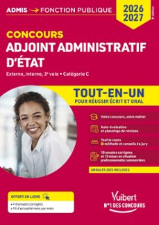 concours adjoint administratif d'etat - categorie c - tout-en-un (ebook)-9782311221879