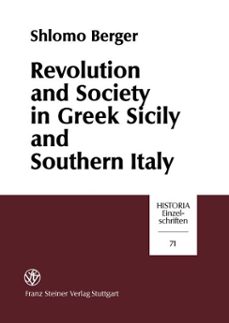 revolution and society in greek sicily and southern italy (ebook)-shlomo berger-9783515118279
