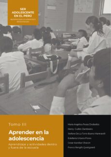 aprender en la adolescencia. aprendizaje y actividades dentro y fuera de la escuela (ebook)-cesar marcelo aranibar chacon-9786123177379