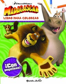 madagascar. libro de colorear con pegatinas-9788408141679