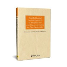 realidad (social) y norma (juridica):la interpretacion sociologica o evolutiva en derecho privado-9788411624879